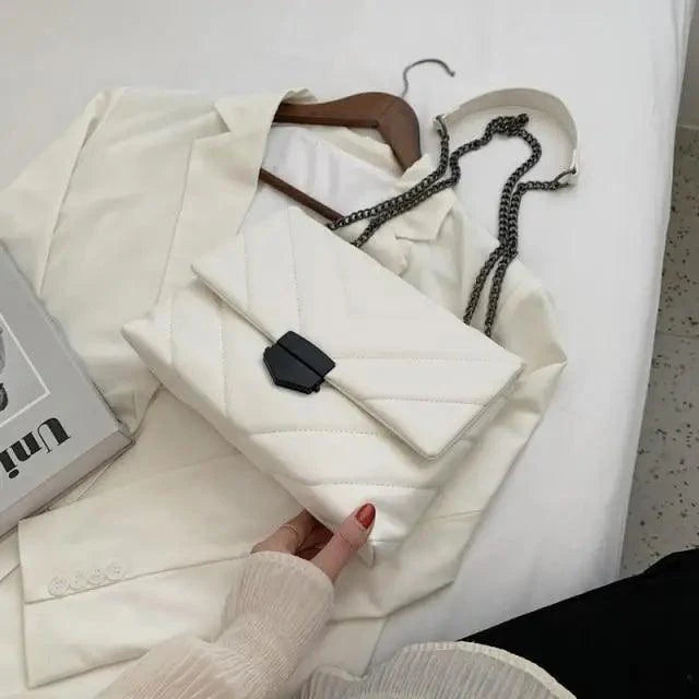 Sizzling Embroidery Thread Small PU Leather Crossbody Bag