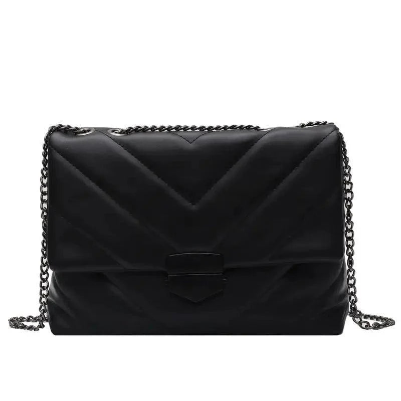 Sizzling Embroidery Thread Small PU Leather Crossbody Bag