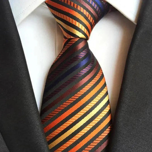 Classic Stripes Silk Necktie for Men