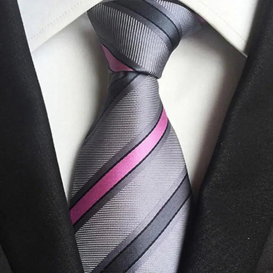Classic Stripes Silk Necktie for Men