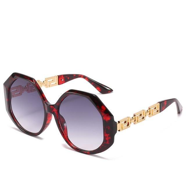 Geometric Big Frame Sunglasses
