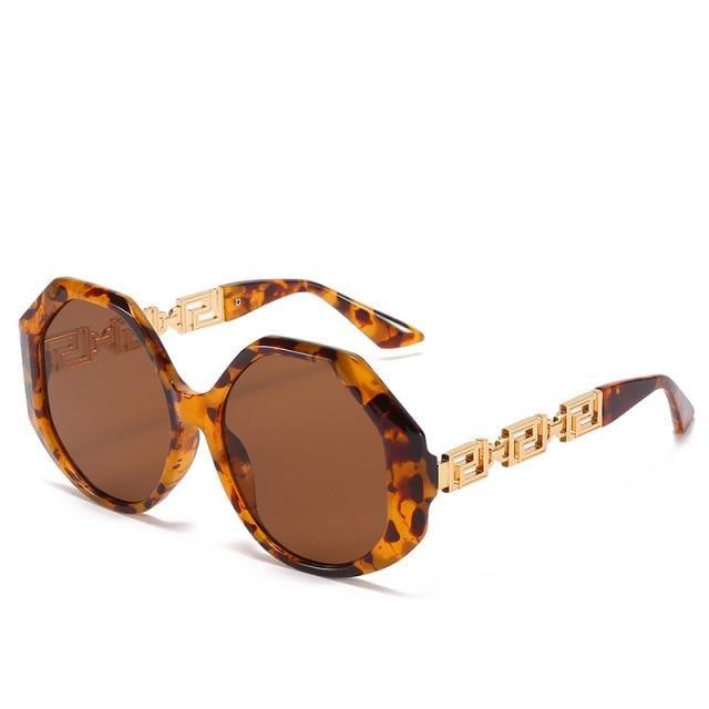 Geometric Big Frame Sunglasses