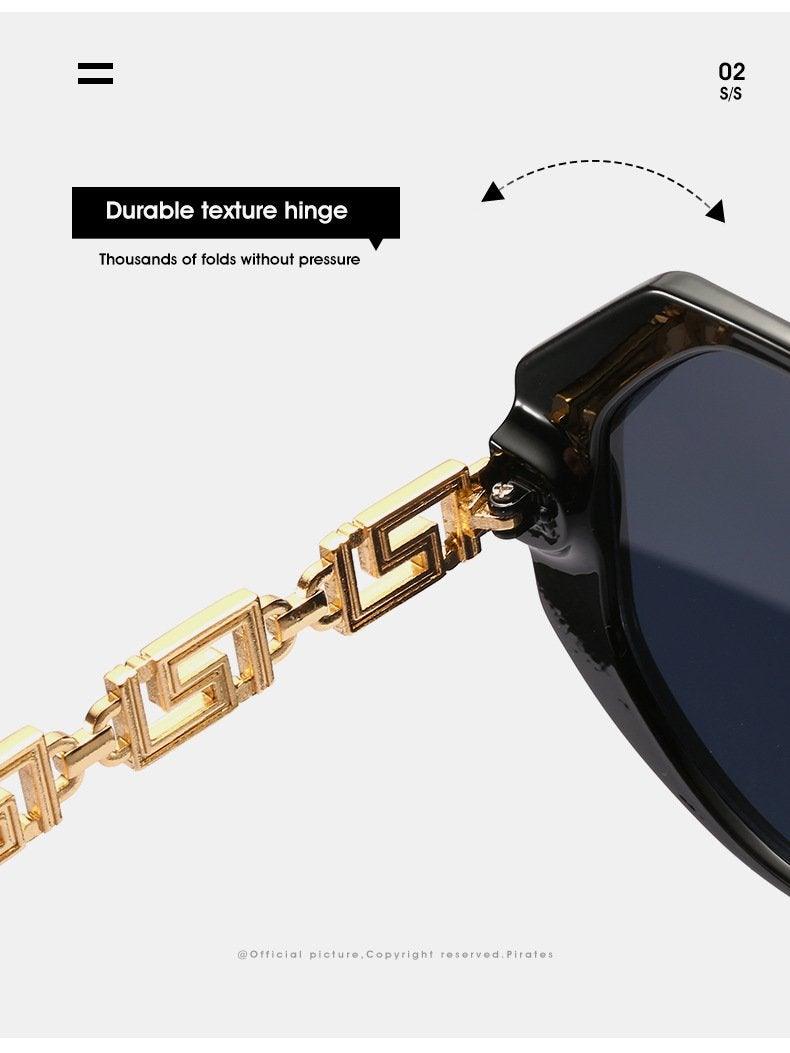 Geometric Big Frame Sunglasses