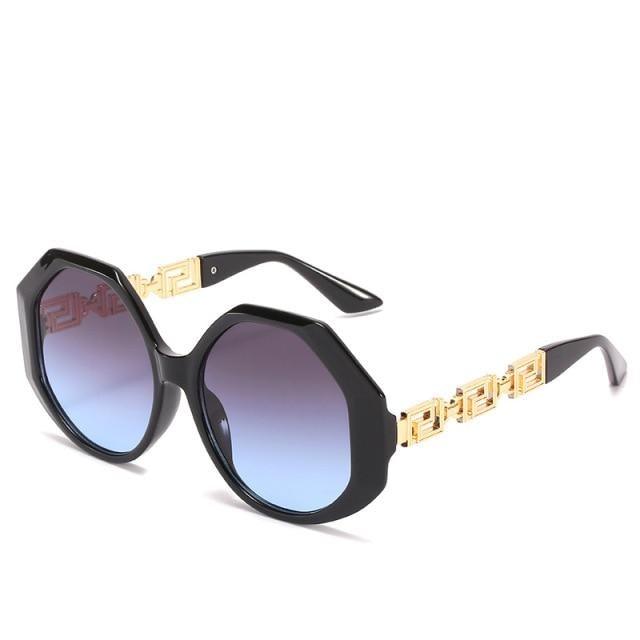 Geometric Big Frame Sunglasses
