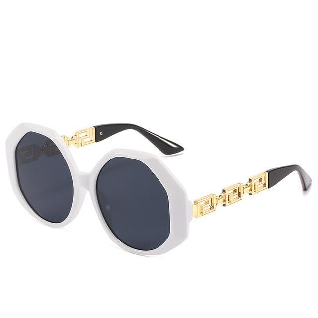 Geometric Big Frame Sunglasses