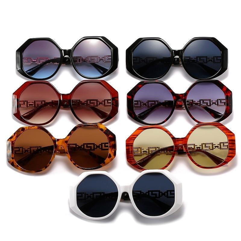 Geometric Big Frame Sunglasses
