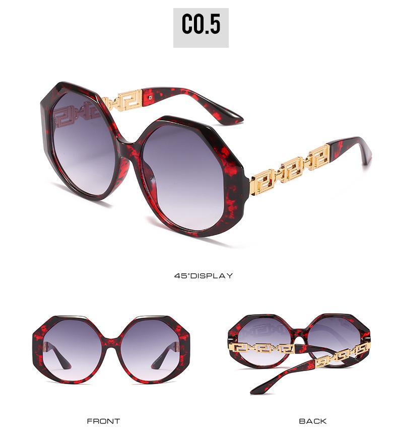 Geometric Big Frame Sunglasses