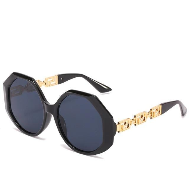 Geometric Big Frame Sunglasses