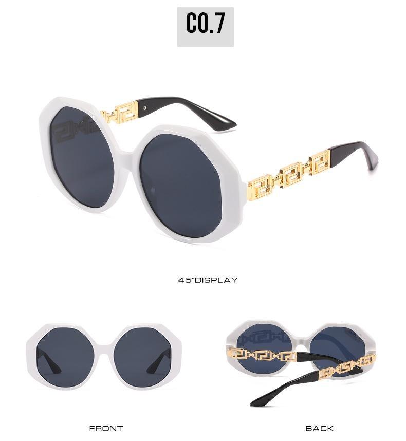 Geometric Big Frame Sunglasses