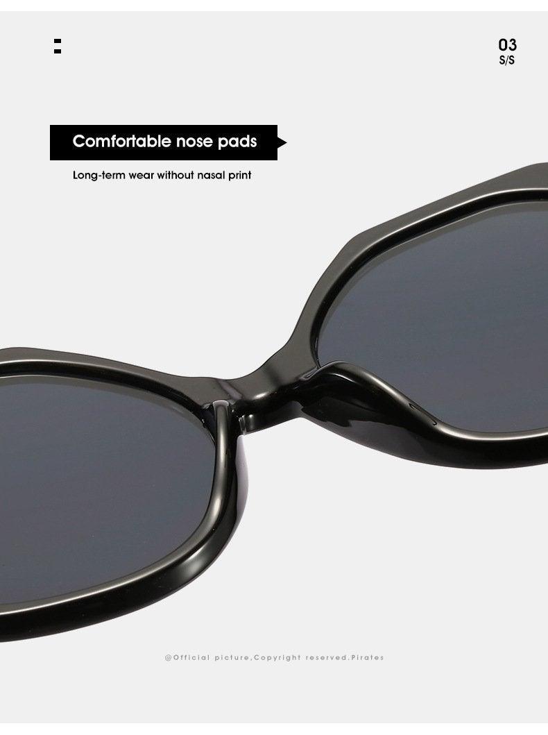 Geometric Big Frame Sunglasses